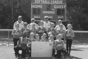 Front row left to right: Jamaya Shelton, Alisha Tosto, Demi Rosen, Grace Fulcher, Hailey Grady, Haley Cahoon Top Row Left to Right: Savannah Oden, Ashlyn Guthrie, Elli Parrish, Madi Rose, Sabra Brown, Christa Golden & Kristen Styron Coaches left to right; Herb Oden, Franklin Fulcher, Randy Grady & Suzie Guthrie